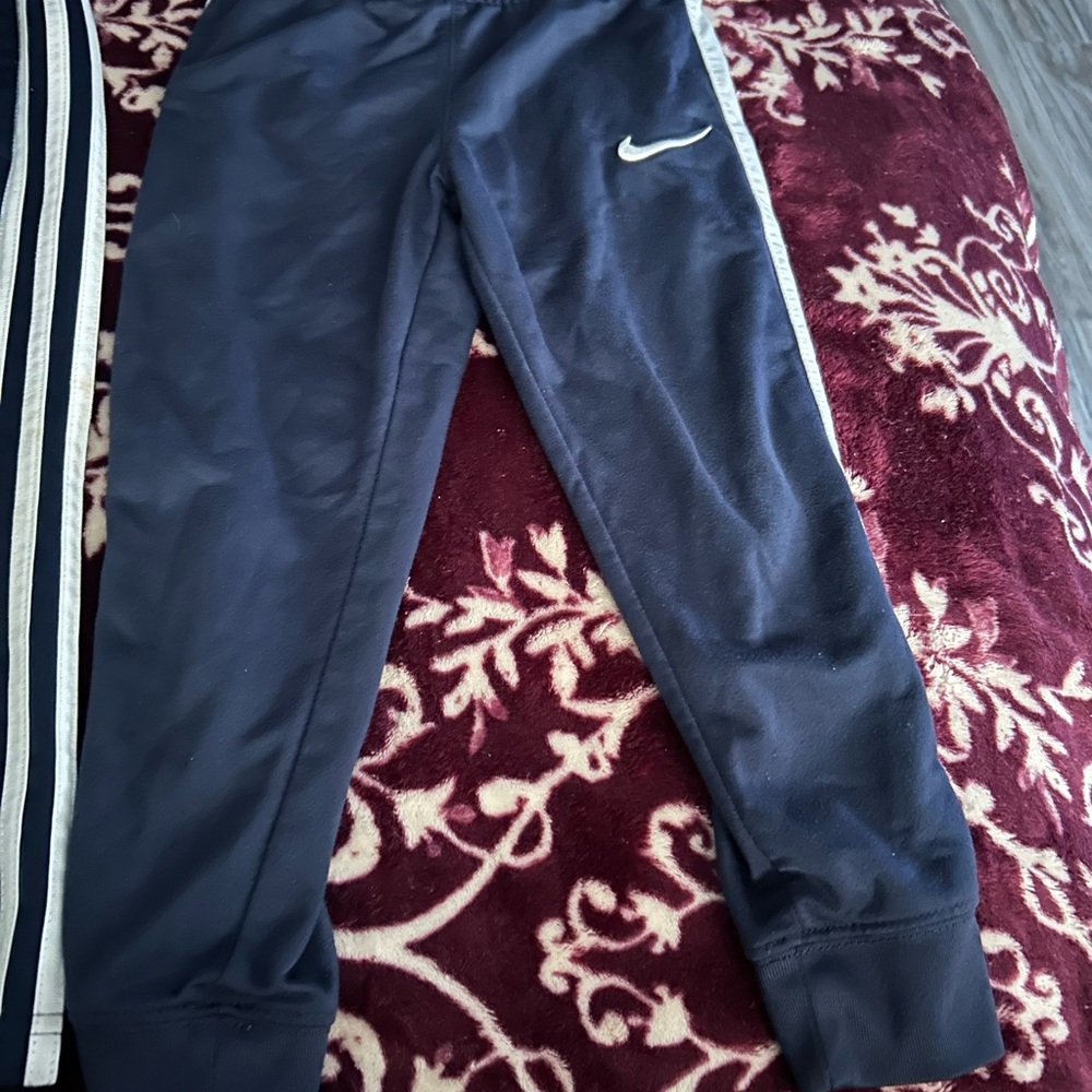 Nike Blue Sweatpants with Tapered Leg Design